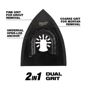 Milwaukee 49 - 25 - 2261 OPEN - LOK 2 - in - 1 Hybrid Carbide Grit Blade 1 Pk - Mississauga Hardware Centre Inc