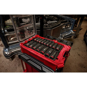 Milwaukee 49 - 66 - 6803 SHOCKWAVE Impact Duty Socket 1/2in Dr 16PC MM PACKOUT Set - Mississauga Hardware Centre Inc