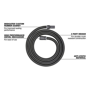 Milwaukee 49 - 90 - 1984 1 - 7/8in x 16' Flexible Hose - Mississauga Hardware Centre Inc
