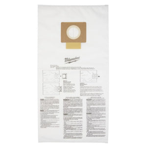 Milwaukee 49 - 90 - 1989 Fleece Dust Bags (5PK) - 9 Gallon - Mississauga Hardware Centre Inc