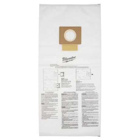 Milwaukee 49 - 90 - 1999 Fleece Dust Bags (5PK) - 12 Gallon - Mississauga Hardware Centre Inc