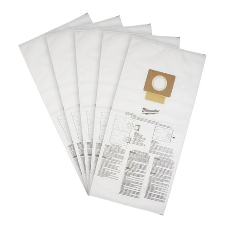 Milwaukee 49 - 90 - 1999 Fleece Dust Bags (5PK) - 12 Gallon - Mississauga Hardware Centre Inc