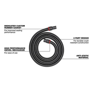 Milwaukee 49 - 90 - 2004 2 - 1/2in X 16' Flexible Hose - Mississauga Hardware Centre Inc