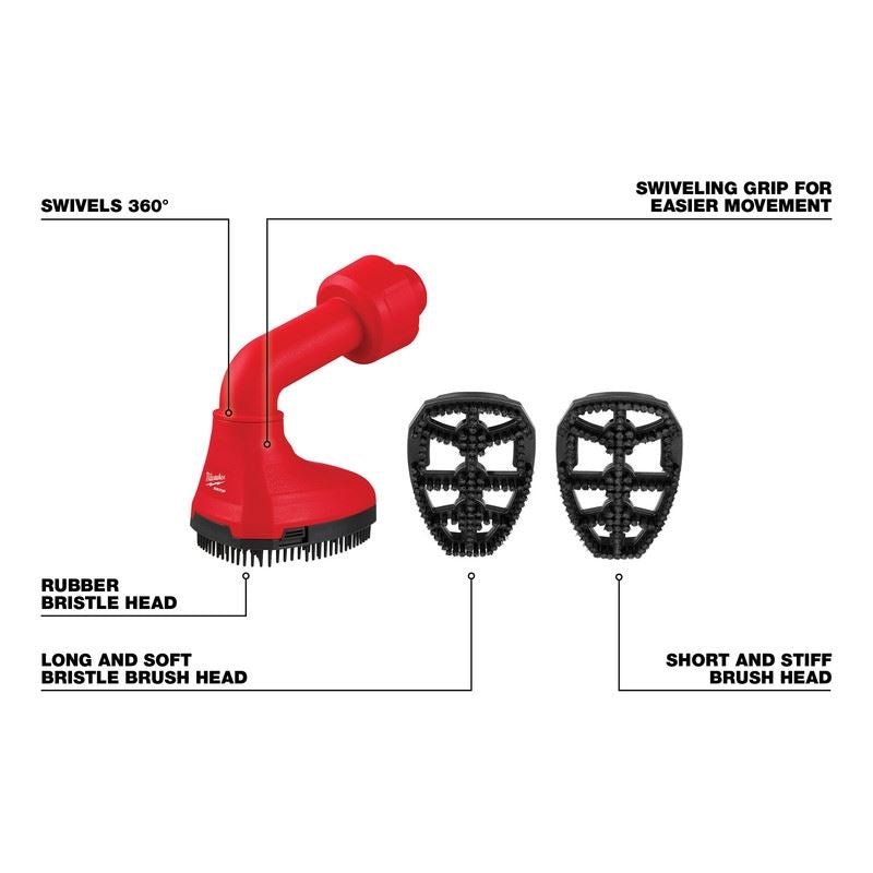 Milwaukee 49 - 90 - 2020 AIR - TIP Swiveling Palm Brush - Mississauga Hardware Centre Inc