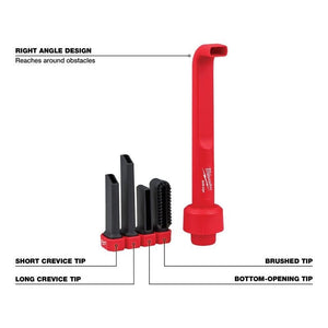 Milwaukee 49 - 90 - 2026 AIR - TIP 4 - in - 1 Right Angle Cleaning Tool - Mississauga Hardware Centre Inc