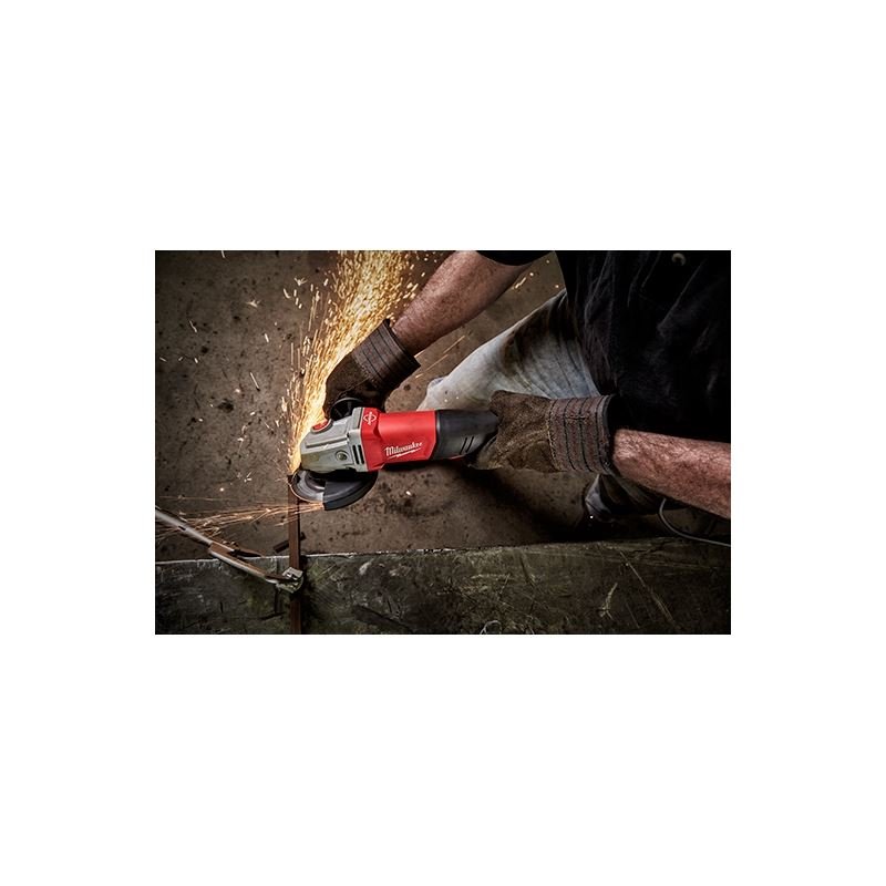 Milwaukee 6143 - 31 11 Amp 4 - 1/2" / 5" Braking Small Angle Grinder Paddle No - Lock - Mississauga Hardware Centre IncMilwaukee6143-31