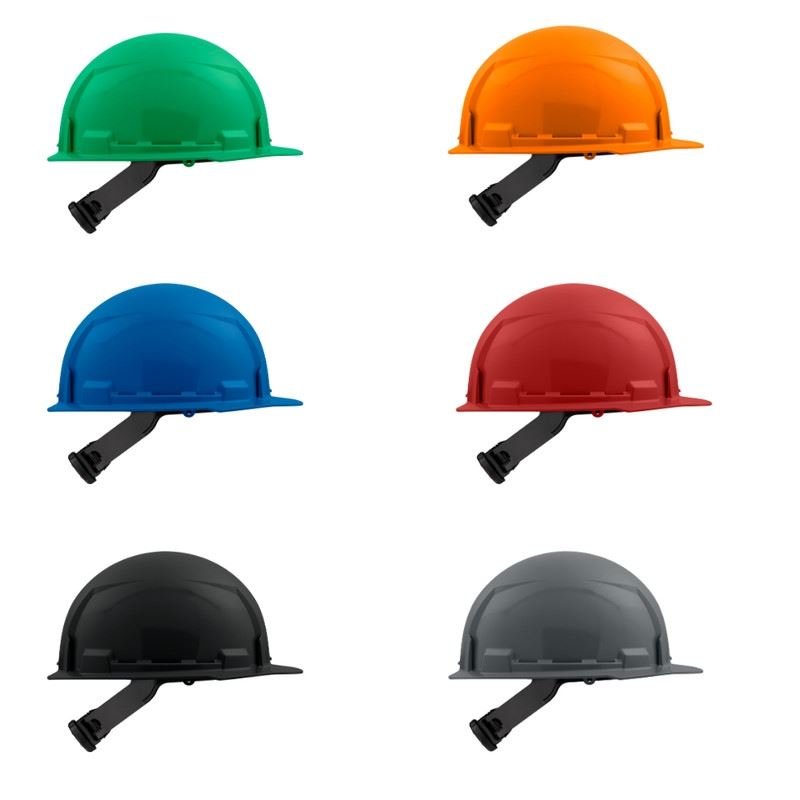 Milwaukee Front Brim Hard Hat w/4pt Ratcheting Suspension - Mississauga Hardware Centre Inc