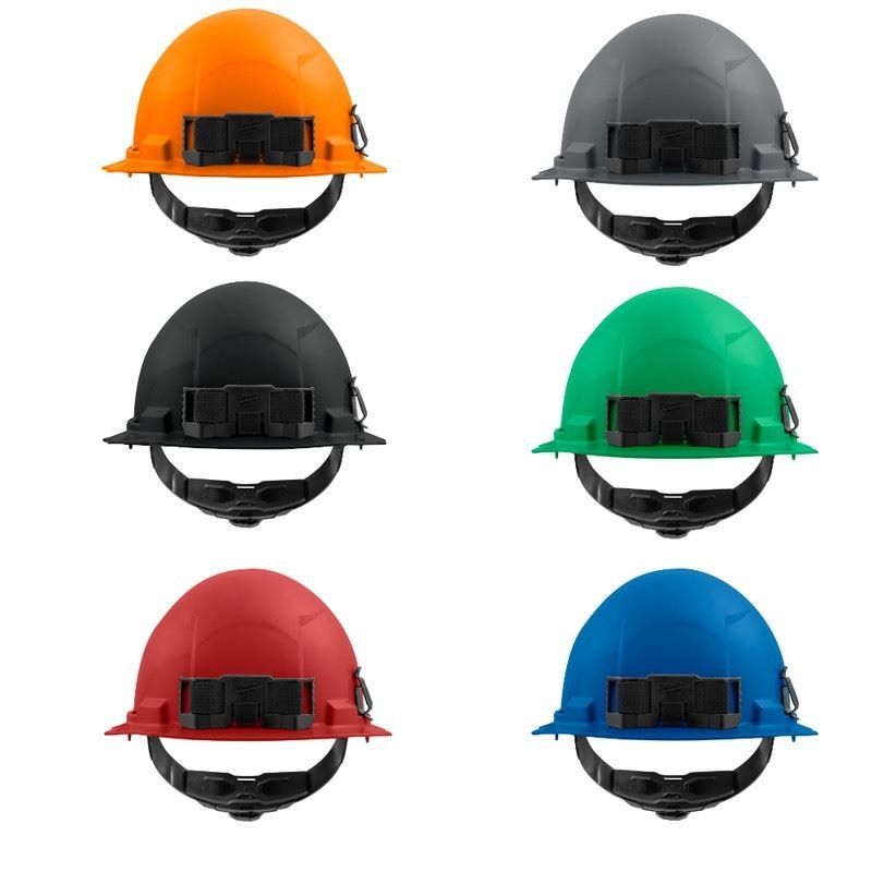 Milwaukee Full Brim Hard Hat w/4pt Ratcheting Suspension - Mississauga Hardware Centre Inc