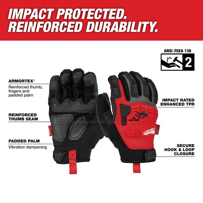 Milwaukee Impact Demolition Gloves - Mississauga Hardware Centre Inc