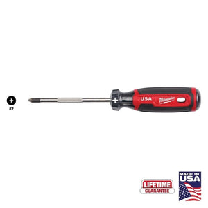 Milwaukee MT202 2 Phillips 4in Cushion Grip Screwdriver (USA) - Mississauga Hardware Centre Inc