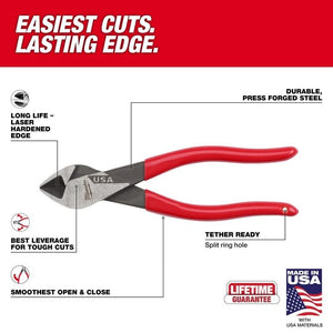 Milwaukee MT507 7in Diagonal Dipped Grip Cutting Pliers (USA) - Mississauga Hardware Centre Inc
