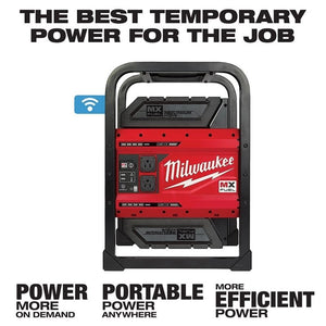 Milwaukee MXF002 - 2XC MX FUEL Carry - On 3600w/1800w Power Supply - Mississauga Hardware Centre Inc