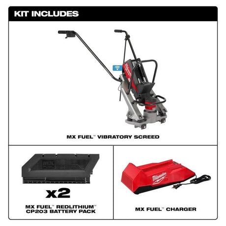 Milwaukee MXF381 - 2CP MX FUEL Vibratory Screed Kit - Mississauga Hardware Centre Inc
