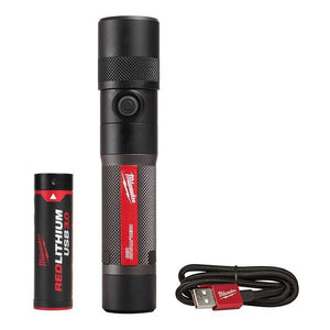 Milwaukee USB Rechargeable 1100L Twist Focus Flashlight - Mississauga Hardware Centre Inc