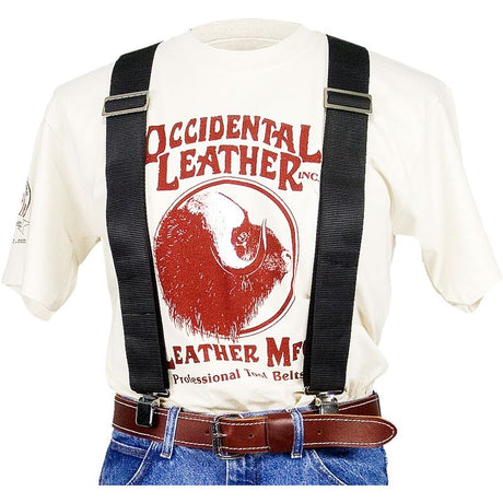 OCCIDENTAL LEATHER 9020B - Oxy Nylon Suspenders - Black - Mississauga Hardware Centre IncOCCIDENTAL LEATHER9020B