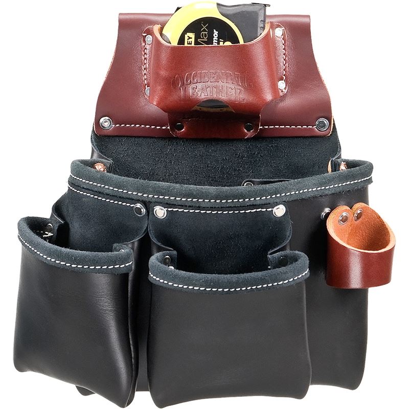 OCCIDENTAL LEATHER B5018DB - 3 Pouch Pro Tool Bag - Black - Mississauga Hardware Centre IncOCCIDENTAL LEATHERB5018DB