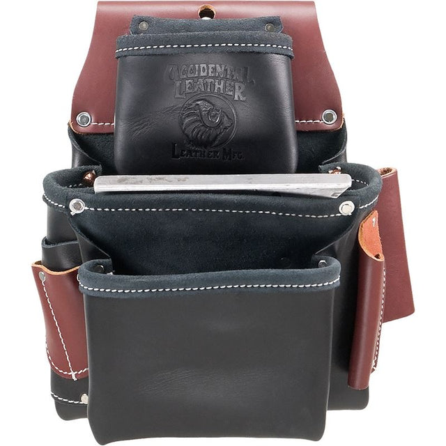 OCCIDENTAL LEATHER B5060 - 3 Pouch Pro Fastener Bag - Black - Mississauga Hardware Centre IncOCCIDENTAL LEATHERB5060