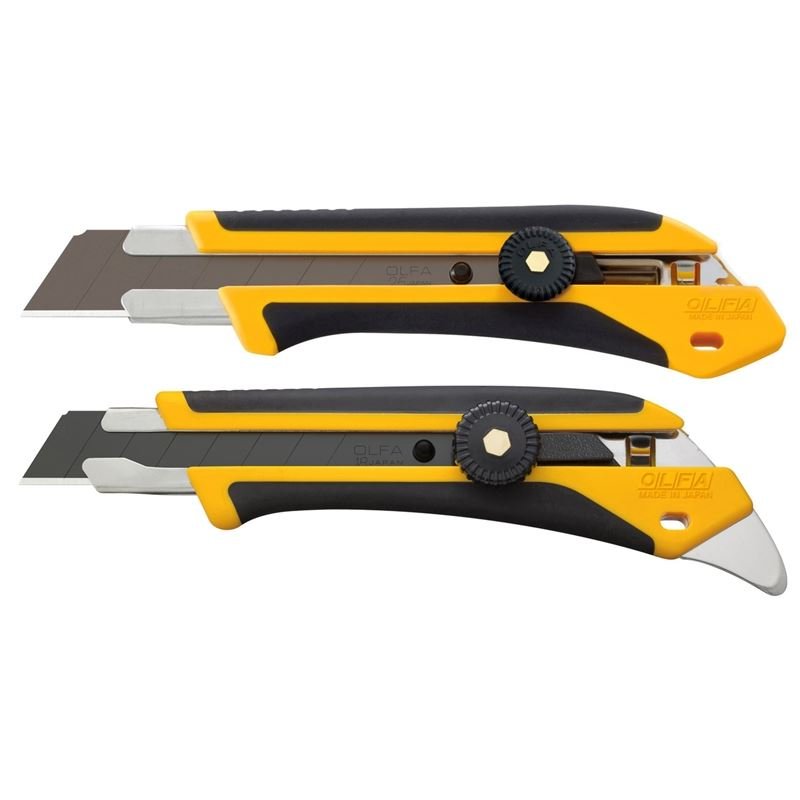 OLFA 1142022 L - 5/XH - 1 Heavy - Duty 18MM and 25MM Fiberglass Reinforced Snap Off Knife Combo Set - Mississauga Hardware Centre Inc