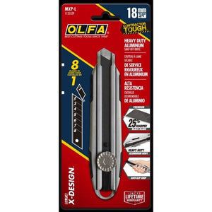 OLFA MXP - L 18mm Die - Cast Aluminum Handle Ratchet Knife - Mississauga Hardware Centre Inc