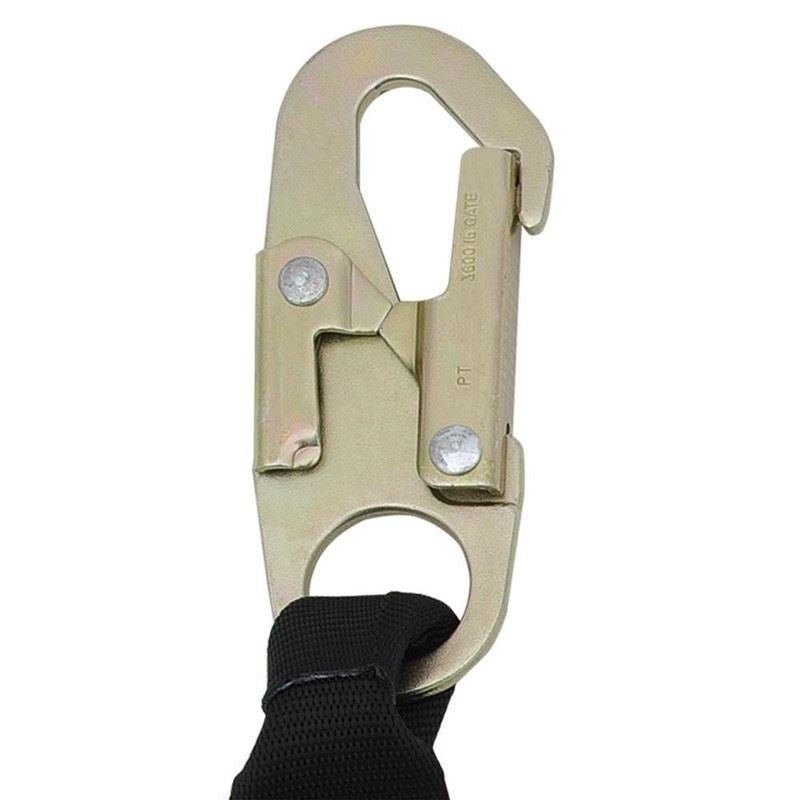 PEAKWORKS V8104626 6ft Shock Absorbing Lanyard With Form Hook - Mississauga Hardware Centre Inc