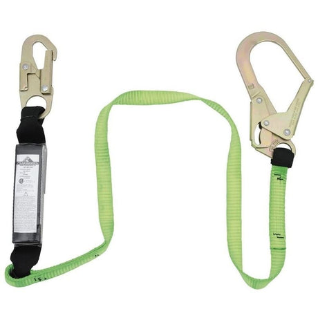 PEAKWORKS V8104626 6ft Shock Absorbing Lanyard With Form Hook - Mississauga Hardware Centre Inc