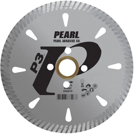 Pearl DIA6GRTE4 P3 6 in Granite Diamond Blade 7/8, 20mm, 5/8, 4 - holes - Mississauga Hardware Centre Inc