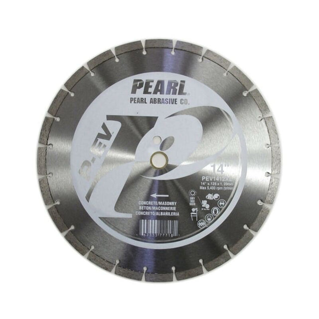 PEARL PEV1412XL 14 x .125 x 1, 20mm PEV Concrete and Masonry Segmented Diamond Blade - Mississauga Hardware Centre Inc