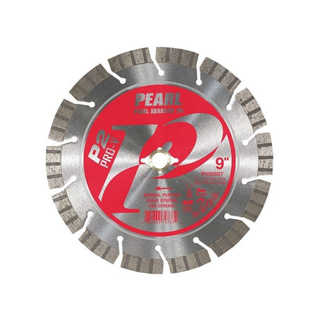 PEARL PV009ST P2 Pro - V 9 in Segmented TURBO Rim General Purpose Diamond Blade - Mississauga Hardware Centre Inc