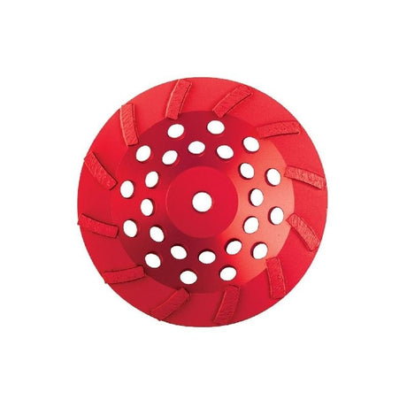 Pearl PV07CSH 7 in x 5/8 - 11 Pearl P2 Pro - V Concrete Masonry Swirl Cup Wheel, 24 Segments - Mississauga Hardware Centre Inc