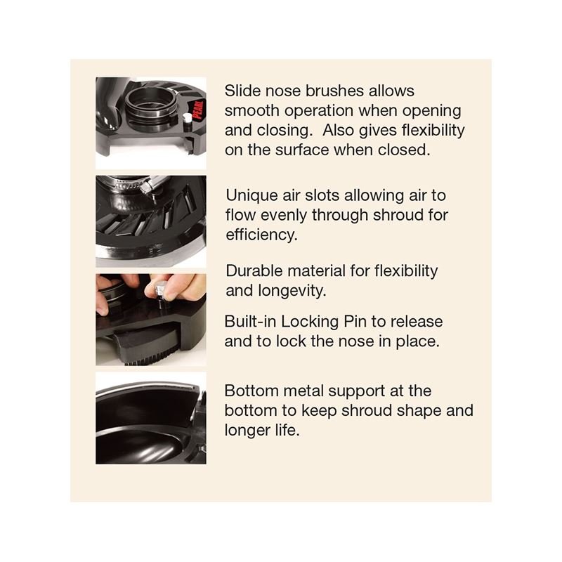 Pearl VAC70EPS 7in Vacu - Guardâ„¢ Dust Shroud EPS - Mississauga Hardware Centre IncPearl AbrasivesVAC70EPS