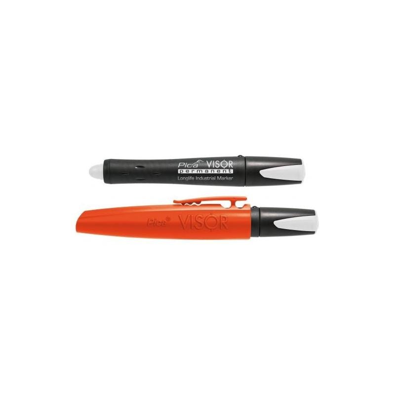 PICA 990/52 WHITE VISOR permanent Longlife Industrial Marker - Mississauga Hardware Centre Inc