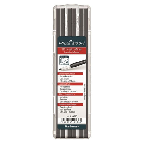 Pica BIG Dry Refill Leads 6050 Carpenter leads 2H - Mississauga Hardware Centre IncPICA6050