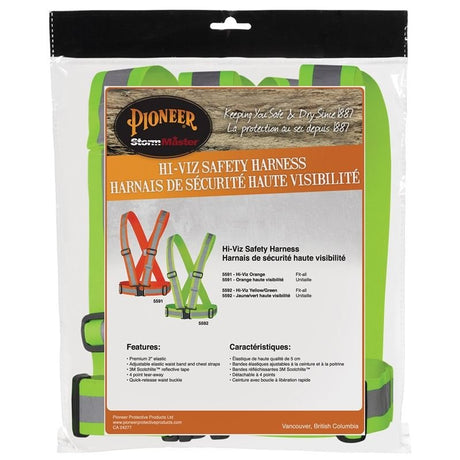 Pioneer V1040860 Hi - viz Green Safety Sash - Mississauga Hardware Centre IncPIONEERV1040860