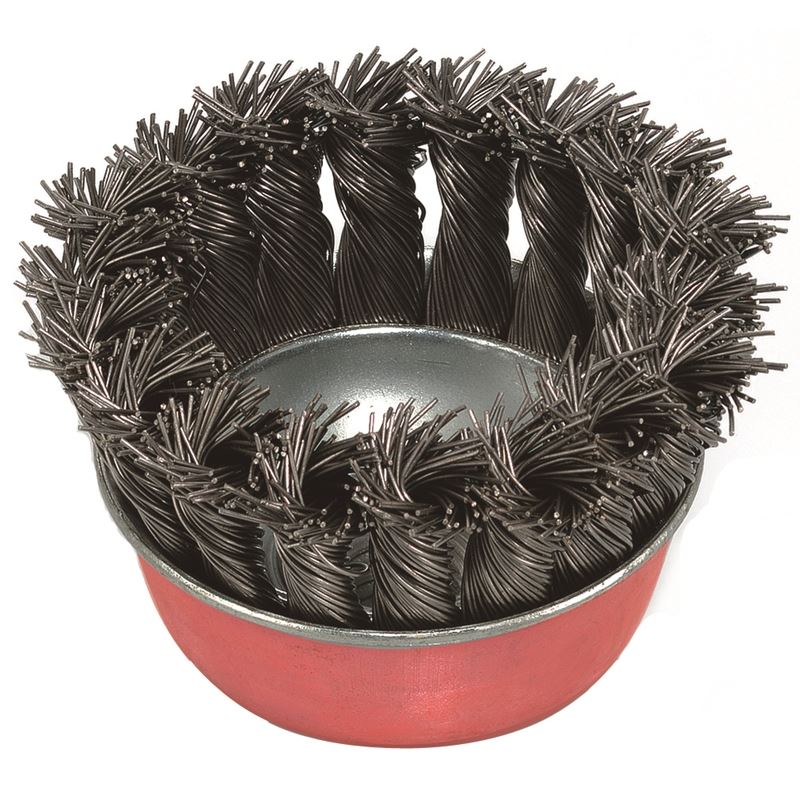Proflexx 4" Bridlled Twist Knot Wire Brush - Mississauga Hardware Centre IncPROFLEXXG1220093