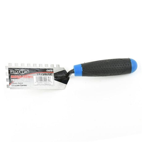 ProXTile 5 in. x 2 in. Square Notched Margin Trowel (1/4 in. x 1/4in. Sq Notch) - Mississauga Hardware Centre Inc