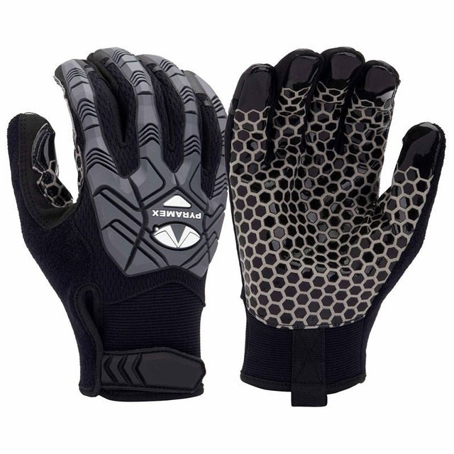 PYRAMEX GL203HT SYNTHETIC LEATHER SILICONE PALM WORK GLOVE - Mississauga Hardware Centre Inc