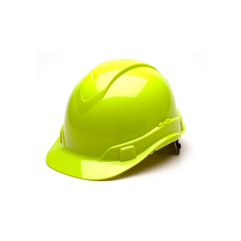 PYRAMEX HP44131C Ridgeline Cap Style Hard Hat - Hi - Viz Lime - Mississauga Hardware Centre Inc