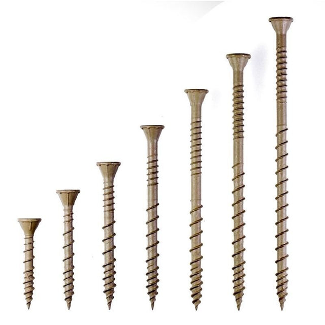 Quikdrive Deck - Drive DSV TAN WOOD Screw (Collated) - Mississauga Hardware Centre Inc