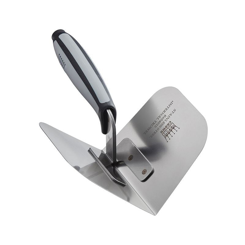 RAGNI R65401S 230mm x 160mm Stainless Steel Internal Corner Trowel 230mm x 160mm - Mississauga Hardware Centre Inc