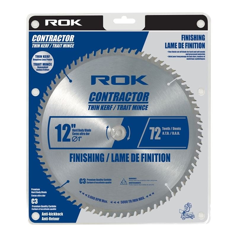 ROK 12X72 FINISHING BLADE T.K. - Mississauga Hardware Centre Inc