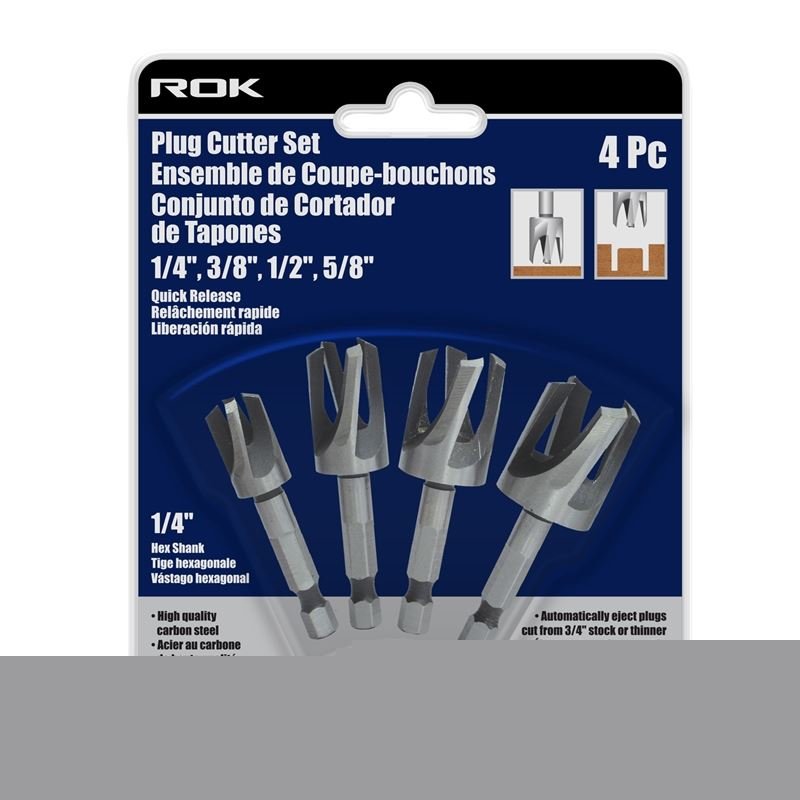 ROK 4PC PLUG CUTTER SET - Mississauga Hardware Centre Inc