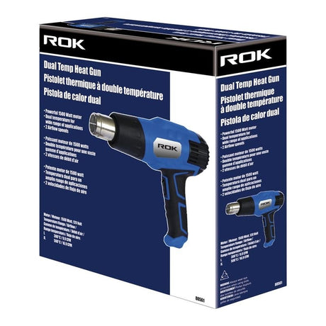 ROK DUAL TEMP HEAT GUN - Mississauga Hardware Centre Inc