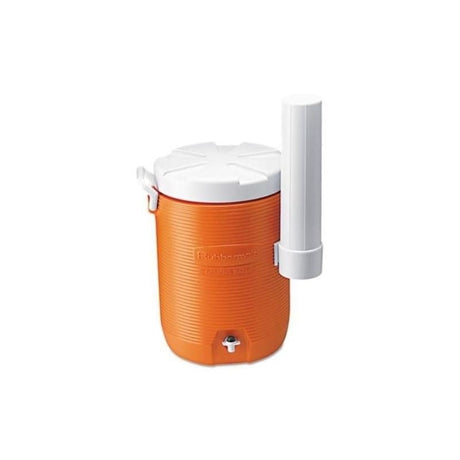 Rubbermaid 5Gal Orange Cooler W/Cup Dispenser - Mississauga Hardware Centre IncMHC87017850