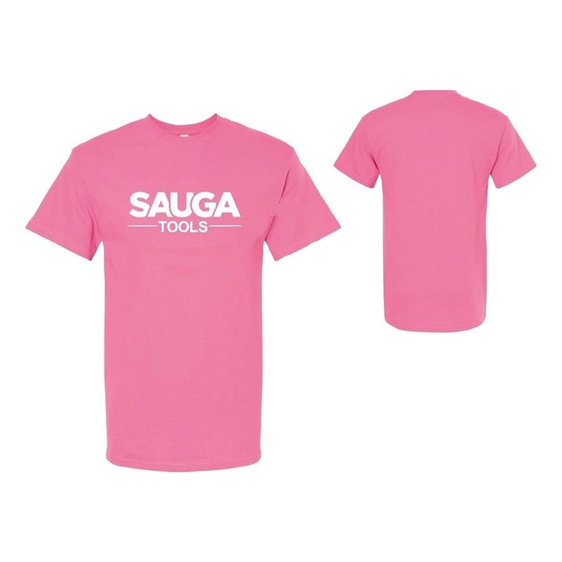 SAUGA TOOLS T - SHIRT - PINK - Mississauga Hardware Centre Inc