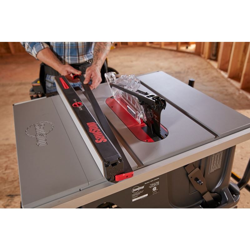 SawStop JSS - 120A60 Jobsite Saw PRO with Mobile Cart Assembly - 15A 120V 60Hz - Mississauga Hardware Centre Inc