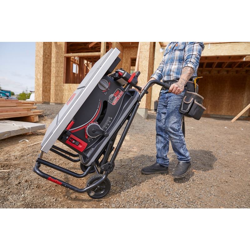 SawStop JSS - 120A60 Jobsite Saw PRO with Mobile Cart Assembly - 15A 120V 60Hz - Mississauga Hardware Centre Inc