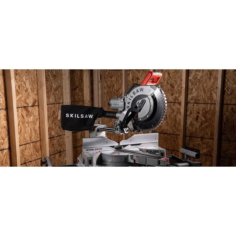 SKILSAW SPT88 - 01 12 In. Worm Drive Dual Bevel Sliding Miter Saw - Mississauga Hardware Centre IncSKILSPT88-01
