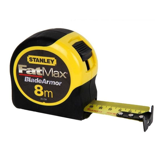 STANLEY 33 - 728 - THS 8M X 1 - 1/4IN METRIC FAT MAX TAPE MEASURE - Mississauga Hardware Centre Inc