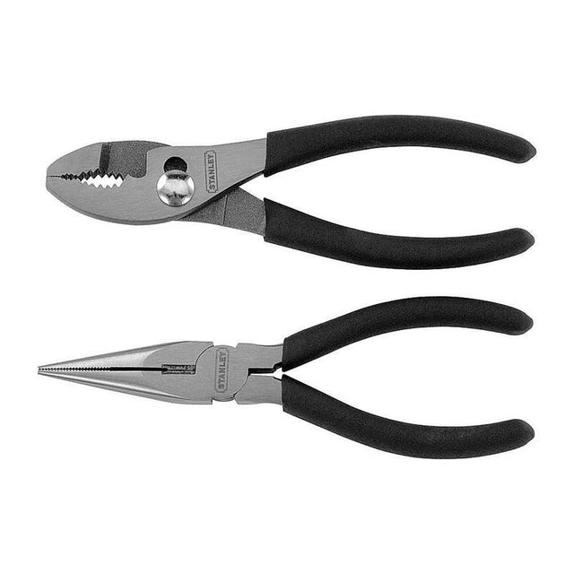Stanley 84 - 212 6in Slip Joint And Needle Nose Plier Set - Mississauga Hardware Centre Inc