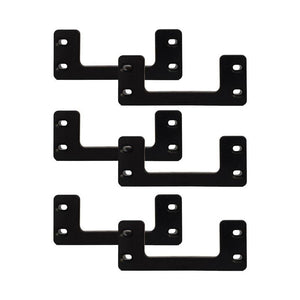 StealthMount OM - CL - BLK - 6 Cleat N Feet Mounting Cleats For Packout, 6 Pack - Mississauga Hardware Centre Inc